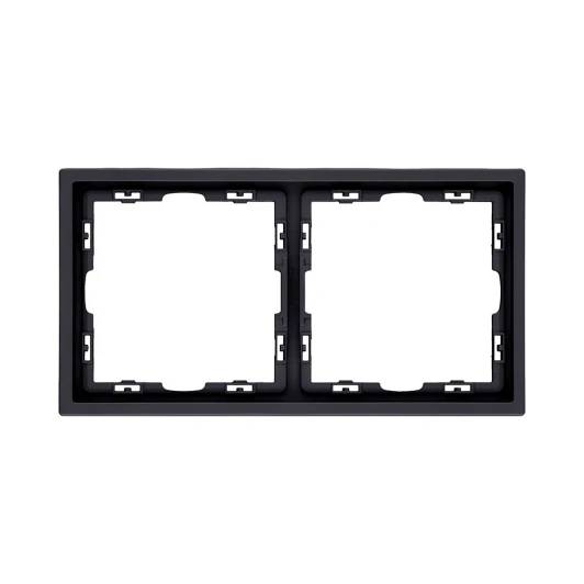 EC2BK Рамка 2-постовая черный матовый Kollinger Eclipse EC2BK