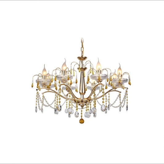 258/8-Gold Подвесная люстра IDLamp Fiorenza 258/8-Gold