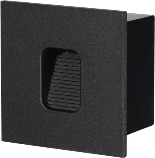 6650/1WL Подсветка для лестниц Odeon Light Vitty 6650/1WL NATURE черный/металл IP65 LED 1W 4000K AC85-265V (220V)