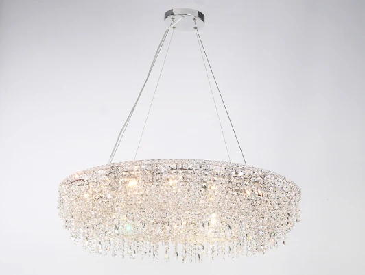10910+6/S Подвесной светильник Newport 10900 10910+6/S (220V, хрусталь, на тросе)
