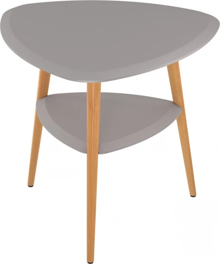 008934 Стол журнальный Дублин графит/бук Mebelik арт.008934