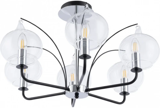321007/6 BK.CR Потолочная люстра на штанге Arte Milano Napoli-321007 321007/6 BK.CR (220V)