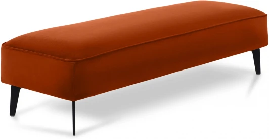 787131 Банкетка Amsterdam ОГОГО (арт.787131), (Велюр,Ткань/Красный)