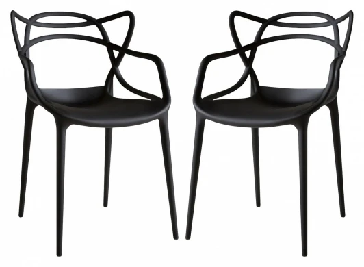 HSBI_D812_black_2 Стул Hesby Harmony (комплект 2 шт) черный
