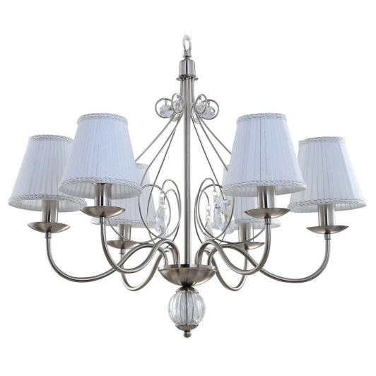 809/6-Whitechrome Подвесная люстра IDLamp 809 809/6-Whitechrome