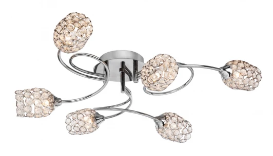 218.54.6 Потолочная люстра Silver Light Carmen 218.54.6