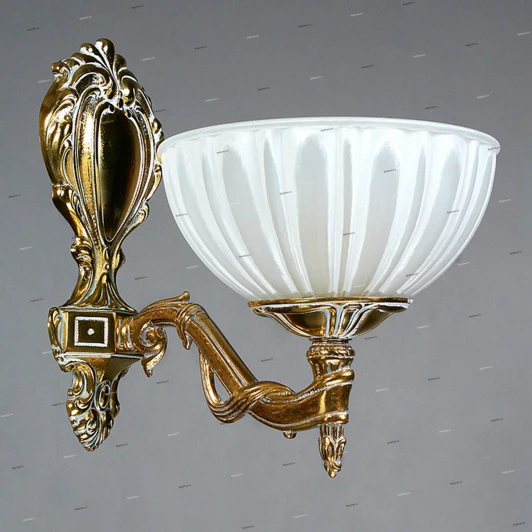 02228/1 WP Бра Ambiente by Brizzi Navarra, 1 плафон, золото с белым