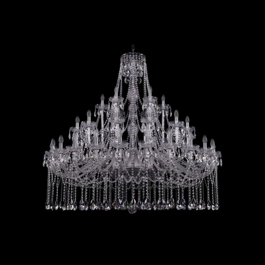 1413/24+12+6/530 Ni Подвесная люстра Bohemia 1413 1413/24+12+6/530/Ni