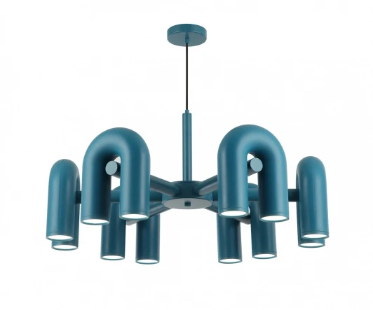 08465-6,07(GU10) Подвесная люстра Kink Light Канти 08465-6,07(GU10) лазурный GU10 60W