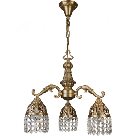 303-03-52 старое золото Подвесная люстра N-Light 303 303-03-52 старое золото