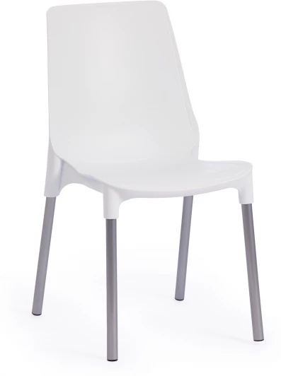 24504 Стул GENIUS (mod 75) / 2 шт. в упаковке Tetchair (Металл,Пластик/Белый) арт.24504
