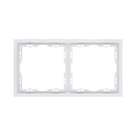 EC2WH Рамка 2-постовая белый матовый Kollinger Eclipse EC2WH