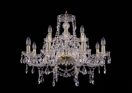 1411/8+4/240 G Подвесная люстра Bohemia 1411 1411/8+4/240/G