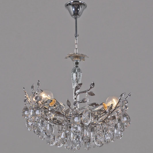 02474-0.4-06A Подвесная люстра хрустальная Reluce 02474-0.4-06A