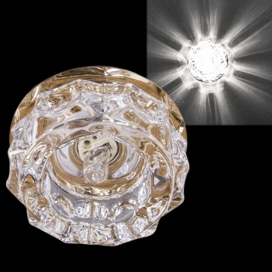 07913-9.0-001H G9 GD Встраиваемый точечный светильник Reluce 07913-9.0-001H G9 GD (220V, круглые)