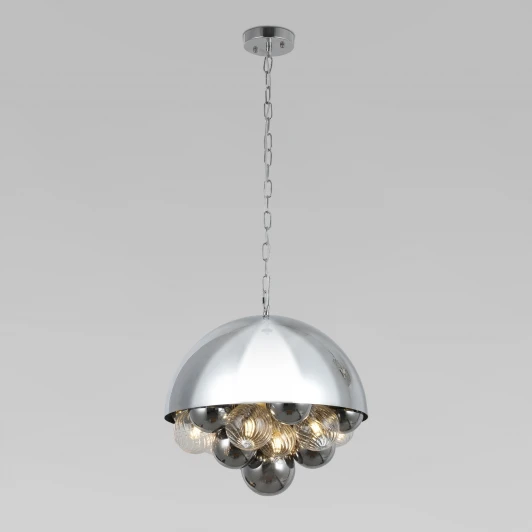 30178 хром Подвесной светильник Wi-Fi Eurosvet Anait 30178 хром (220V, управление смартфоном, голосовое управление, умный дом - Minimir Home, Алиса, Маруся, Салют, на цепи)