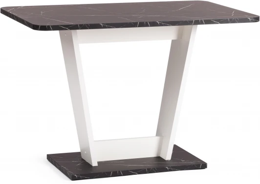 20613 Кухонный стол Tetchair TIBI (ЛДСП/Черный,Белый) 20613