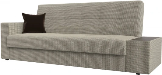 118534 Диван-книжка Лига-020 стол справа (Корфу 02,Коричневый/Рогожка) Лига Диванов арт.118534