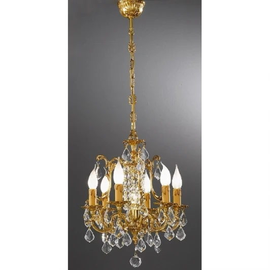 855/6+1 Подвесная люстра Nervilamp 855 855/6+1 (220V, на цепи, подсвечник, свеча)