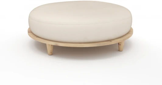 221190 Пуф Arsko Сканди 4 молочный велюр