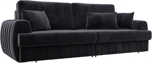 129220 Диван прямой Лига-057 НПБ Лига Диванов (Велюр) арт.129220