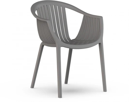 Н0000038587 Стул с подлокотниками Top Concept EPOS, пластик серый