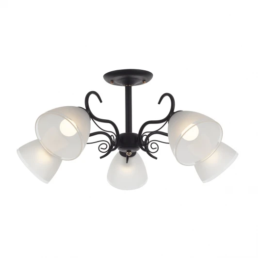 277/5PF-Black Потолочная люстра IDLamp Marsell 277/5PF-Black