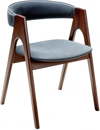 400015121h_diaggrey_nut Кресло Kaede Grey/Темный орех R-Home арт.400015121h_diaggrey_nut