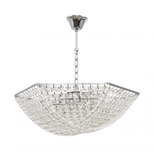 8377/5 Люстра подвесная Lumion Amalia 8377/5 хром/прозрачный, металл/хрустал E27 5*60W 220V