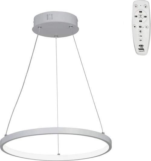 V2515DT-9/1S Подвесной светильник с ПДУ светодиодный LED 31Вт, 2700-6500К Vitaluce V2515DT-9/1S кольцо (220V, на тросе, кольцо)