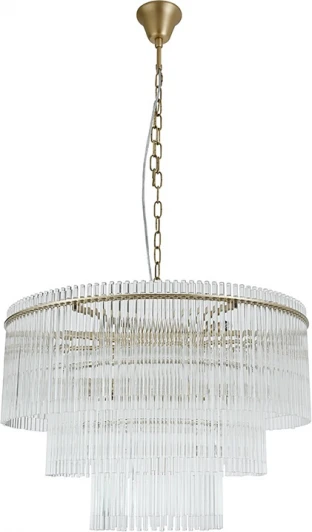 3689+9/C brass Подвесная люстра Newport 3680 3689+9/C brass (220V, на цепи)