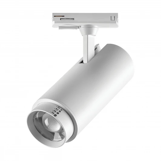 218026 Трековый светильник однофазный светодиодный Lightstar Fuoco P+CCT 218026 с выбором мощности, цветовой температуры и угла освещения 220V 22W