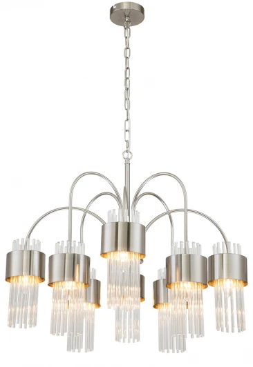 656/8PL Подвесная люстра Garda 656/8PL E14*40W Satin nickel