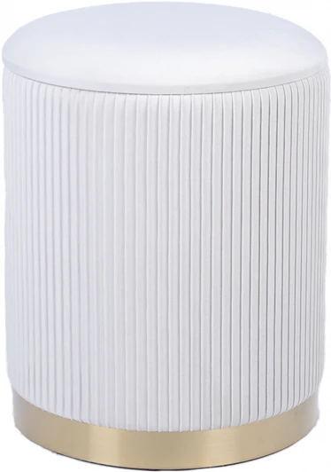 УТ000039500 Пуф Шарлотта с ящиком велюр бежевый Stool Group арт.УТ000039500