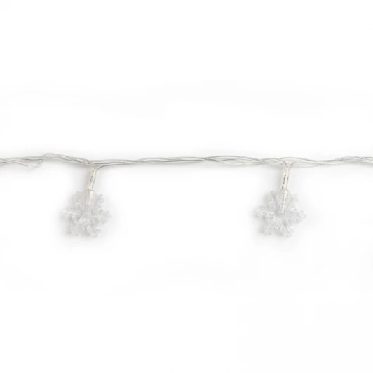 ULD-S0280-020/DTA WHITE IP20 SNOWFLAKES Гирлянда Uniel ULD-S0280-020/DTA WHITE IP20 SNOWFLAKES