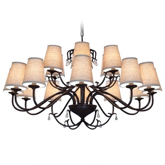 L17818.03 Подвесная большая люстра L'Arte Luce Chalet L17818.03 (220V, ковка, на цепи)