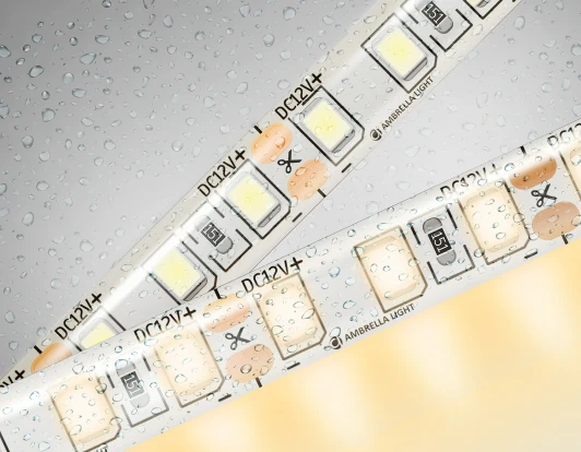 GS1201 Светодиодная лента Ambrella Illumination GS1201 2835 120Led 9.6W/m 12V IP65 3000K 5m