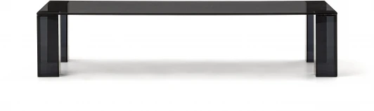 205342 Журнальный столик Adularia из стекла темно-серого цвета 140 x 60 La Forma (ex Julia Grup) арт.205342