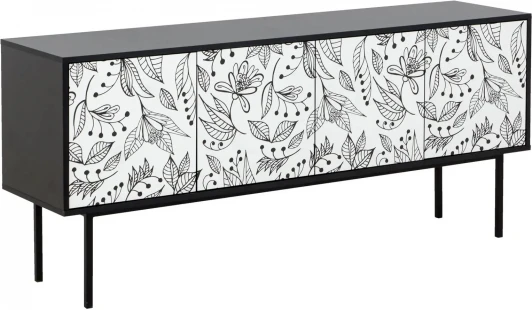 599499 Тумба Boho Color большая ОГОГО (арт.599499), (ЛДСП/Черный)