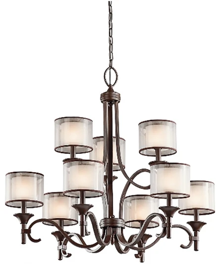 KL-LACEY9-MB Подвесная люстра Lacey KL-LACEY9-MB Kichler (220V, на цепи)