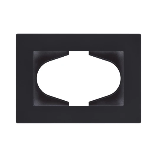 AT120BM Рамка для двойной розетки черный матовый Kollinger Aspekt AT120BM