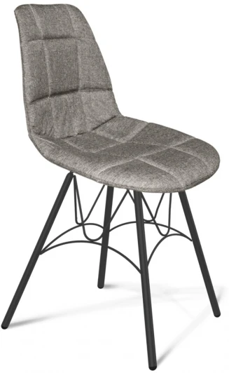 7536713801 Стул SHT-ST29-С/S100 на черном каркасе пепельный/черный муар Sheffilton 7536713801