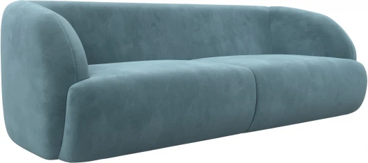 122200 Диван прямой Лига-041 (Бирюзовый/Велюр) Лига Диванов арт.122200