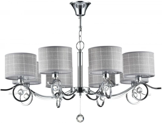FR5906-PL-08-CH Подвесная люстра Freya Bertrand FR5906-PL-08-CH