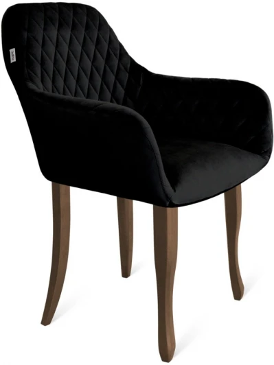 7584100105 Стул Sheffilton SHT-ST38/S122 ночное затмение/темный орех/черный