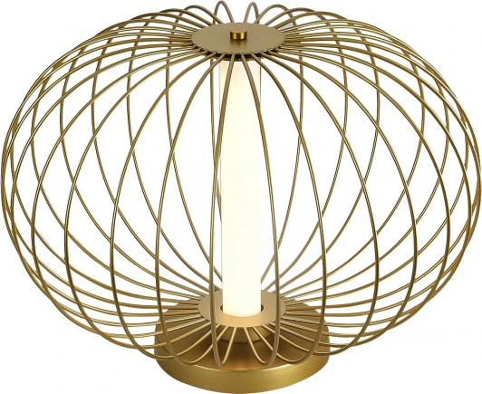 SL6124.204.01 Настольная лампа ST Luce Slice SL6124.204.01 Золотистый/Золотистый LED 1*10W 3000K (220V, клетка)