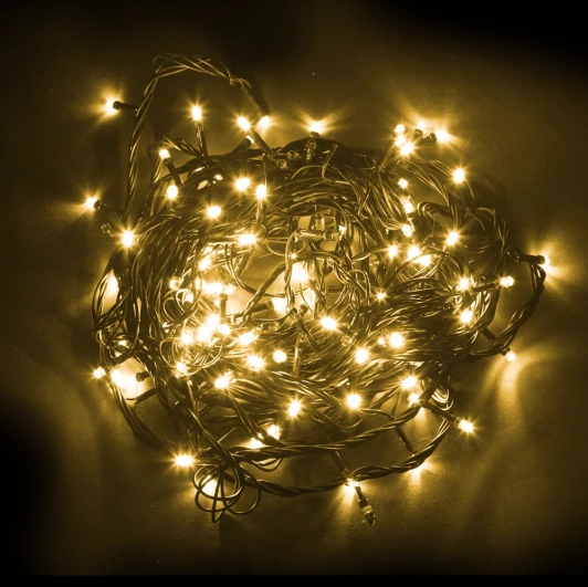 32295 Светодиодная гирлянда Feron 32295 CL03 линейная, желтый c питанием от сети, с контроллером