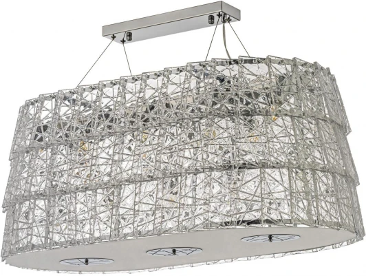 Dello E 1.5.90x50.100 N Подвесная люстра Dio D`arte Dello Dello E 1.5.90x50.100 N (220V, хрусталь, на тросе)