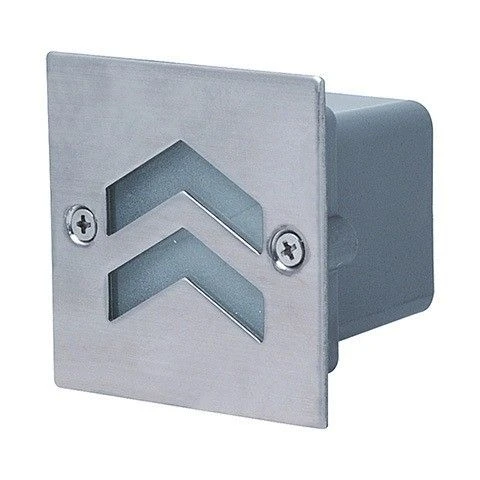 HL953L (079-020-0001) white Светильник встраиваемый в стену уличный светодиодный Horoz Bor, 1 лампа, никель с белым