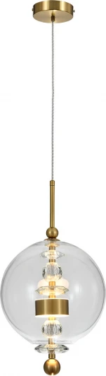 V000189L Подвесной светильник (11055/1P Clear) Indigo Illusione V000189L (LED, 220V, на проводе, шар)